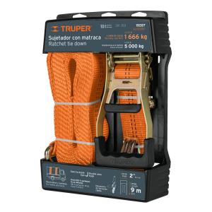 CINTA CON CATRACA TRUPER X 1 UN. 9 MT. HASTA 5000 KG.