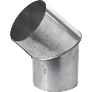 CODO GALVANIZADO ESTUFA 45º 100 MM.