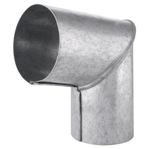 CODO GALVANIZADO ESTUFA 90º 100 MM.