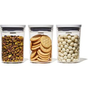 CONTENEDOR OXO JUEGO 3 UNIDADES MINI CON TAPA POP PLASTICA
