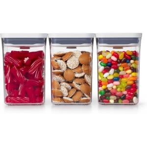 CONTENEDOR OXO JUEGO 3 UNIDADES SMALL CON TAPA POP PLASTICA