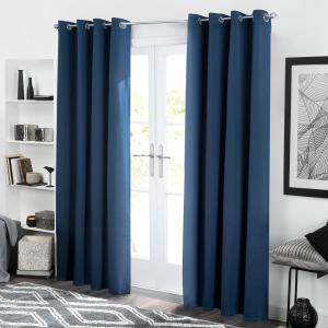 CORTINA BLACKOUT CON OJALES AZUL 2.10 L X 1.40 A
