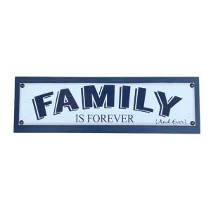 CUADRO MADERA 65 X 20 CM. FAMILY IS FOREVER