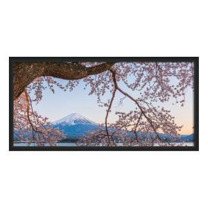 CUADRO MARCO PVC 125 X 62 CM. LAGO KAWAGUCHI