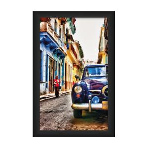 CUADRO MARCO PVC 40 X 62 CM. AUTO CLASICO BAHIA