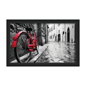 CUADRO MARCO PVC 62 X 40 CM. BICICLETA HERMOSA