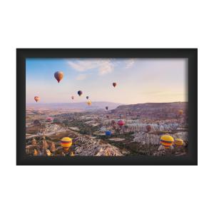 CUADRO MARCO PVC 62 X 40 CM. GLOBOS TURQUIA
