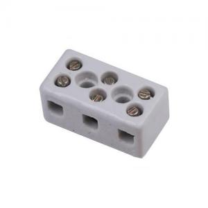 DADO UNION PORCELANA TRIFASICO 10 AMP.
