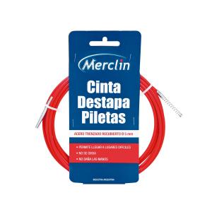 DESTAPA PILETA ACERO MERCLIN X 5 MT.