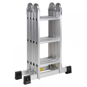 ESCALERA ALUMINIO MULTIFUNCION SIN ANDAMIO 3.70 MT. 4 X 3