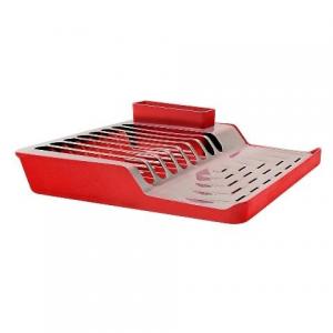 ESCURRIDOR PLATOS BRINOX INOXIDABLE - SIMPLE ROJO