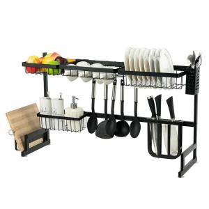 ESCURRIDOR PLATOS CON ESTANTE - SOBREPONER 85 X 52 X 32 CM.