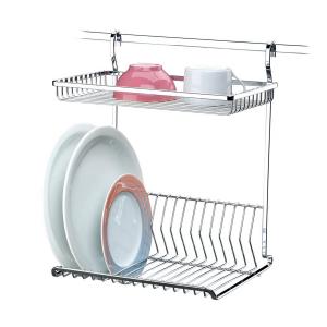 ESCURRIDOR PLATOS PARA BARRA COCINA FUTURE PLANA CROMO
