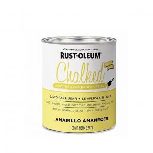 ESMALTE RUST-OLEUM 0.9 LT. CHALK - AMARILLO AMANECER