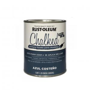 ESMALTE RUST-OLEUM 0.9 LT. CHALK - AZUL COSTEÑO