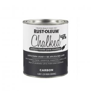 ESMALTE RUST-OLEUM 0.9 LT. CHALK - GRIS CARBON