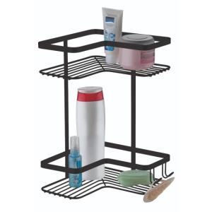 ESTANTE FUTURE ACERO NEGRO MATE PLANCHUELA 2 ESTANTE