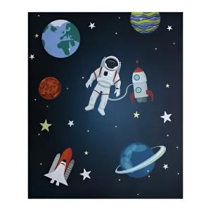 FELPUDO KAPAZI COMFORT KIDS ASTRONAUTA 100 X 120 CM.