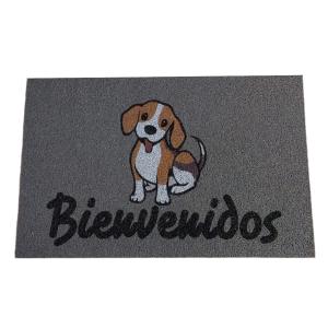 FELPUDO KAPAZI VINIL PET BIENVENIDOS CACHORROS 40 X 60 CM.