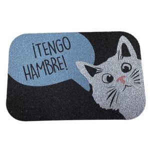 FELPUDO KAPAZI VINIL PET TENGO HAMBRE GATO 40 X 60 CM.