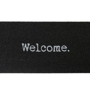 FELPUDO KAPAZI VINIL WELCOME MAQUINA ESCRIBIR 40 X 75 CM.