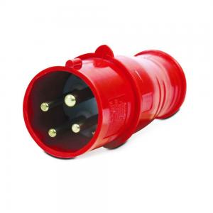 FICHA INDUSTRIAL MACHO IP67 STECK 32 AMP 3P+T 380 VOLT