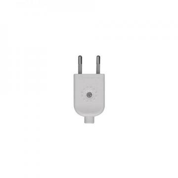 FICHA MACHO 2 PATAS NAF BLANCA 10 AMP.