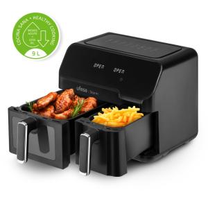 FREIDORA SIN ACEITE UFESA 5.5 + 3.5 LT. 1700 WATT - STORM