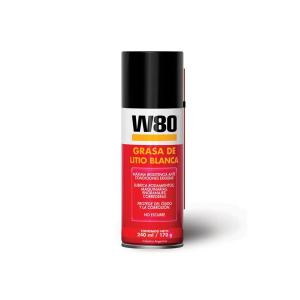 GRASA LITIO BLANCA SPRAY W80 240 ML.