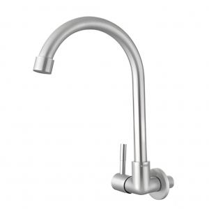 GRIFO UNITARIO PARED ALTO INOXIDABLE LATERAL 51915
