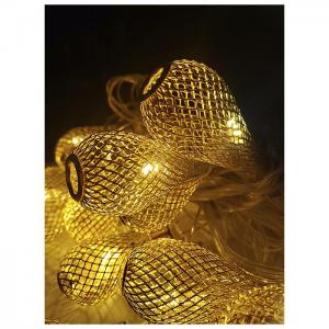 GUIRNALDA DECORATIVA LED 3 MT. GOTA GOLD CALIDA 3 PILAS AA