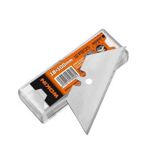 HOJA TRINCHETA WOKIN TRAPECIO X 10 UN.