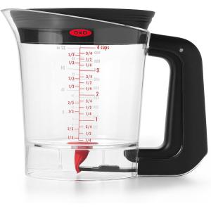 JARRA GRADUADA OXO PLASTICA CON DISPENSADOR Y SEPARADOR