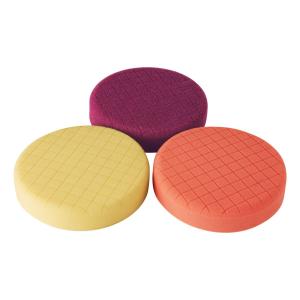 JUEGO ESPONJAS TRUPER POLIURETANO PULIR 3 UN. 150 MM.