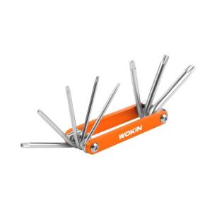 JUEGO LLAVES TORX WOKIN PLEGABLES 8 PZ.