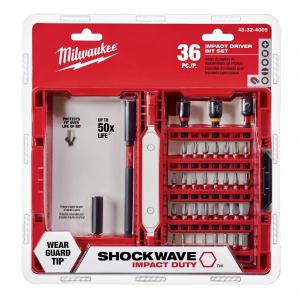 JUEGO PUNTAS IMPACTO MILWAUKEE X 36 PZ.