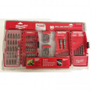 JUEGO PUNTAS Y MECHAS MILWAUKEE X 90 PZ.