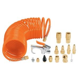 KIT MANGUERA AIRE TRUPER ESPIRAL 15 PZ. JAN-15