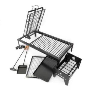 KIT PARRILLA ASAPARRI COMPLETO 127 X 55 X 20 CM.