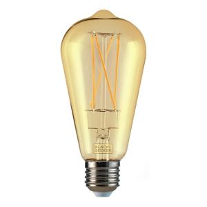 LAMPARA LED VINTAGE 3 WATT E27 BLACK+DECKER PERA
