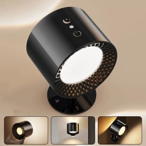 LAMPARA TIPO APLIQUE DOBLE MAGNETICA RECARGABLE - NEGRA