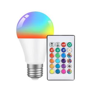 LAMPARA LED E27 MULTICOLOR CON CONTROL RGB