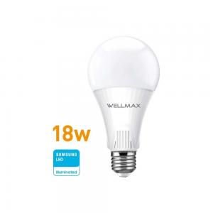 LAMPARA LED WELLMAX TRADICIONAL 18 WATT 220 VOLT CALIDA