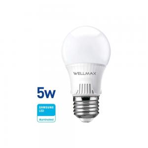 LAMPARA LED WELLMAX TRADICIONAL 5 WATT 220 VOLT FRIA