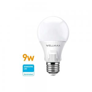 LAMPARA LED WELLMAX TRADICIONAL 9 WATT 220 VOLT CALIDA