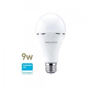 LAMPARA LED WELLMAX TRADICIONAL 9 WATT - AUTONOMA