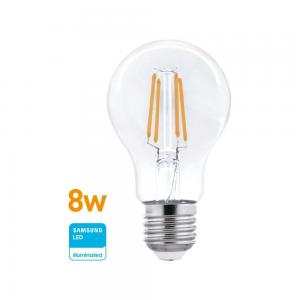 LAMPARA LED WELLMAX VINTAGE TRADICIONAL 8 WATT 220 VOLT