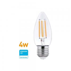 LAMPARA LED WELLMAX VINTAGE VELA 4 WATT 220 VOLT - E27