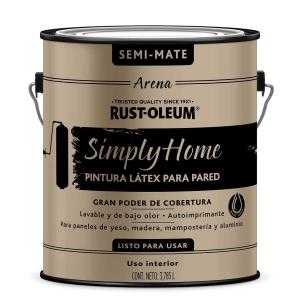 LATEX INTERIOR SIMPLY HOME 3.785 LT. ARENA - SEMI MATE