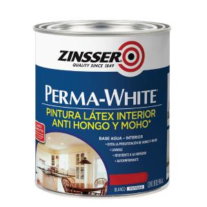 LATEX INTERIOR ZINSSER PERMA WHITE ANTIHONGO X 1 LT.